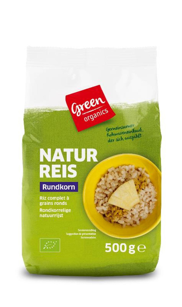 Produktfoto zu GREEN Naturreis, Rundkorn 500g