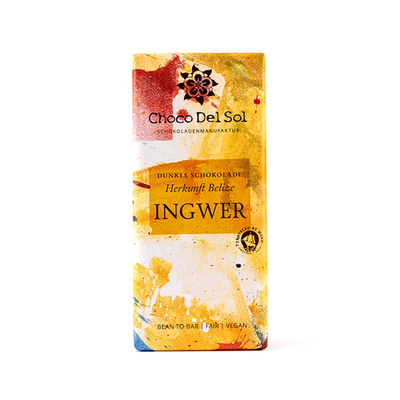 Produktfoto zu "Choco del Sol" Ingwer 58g