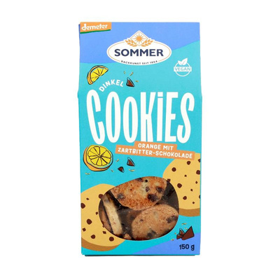 Produktfoto zu Dinkel Schoko Orange Cookies