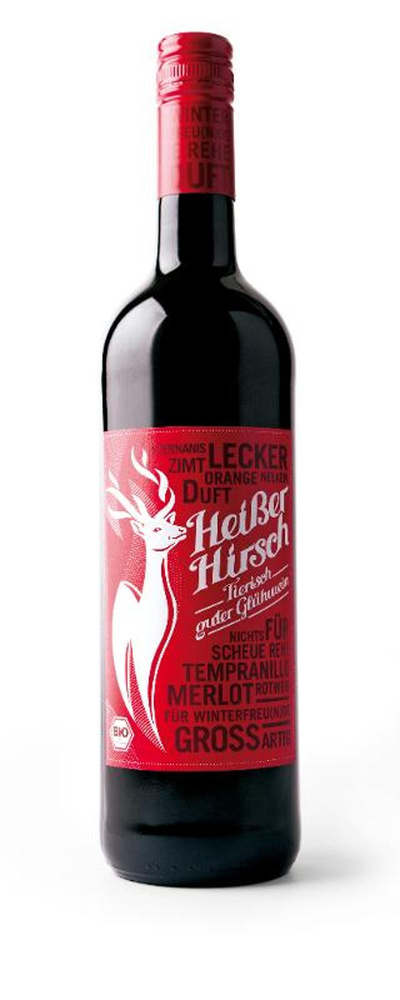 Produktfoto zu Roter Heißer Hirsch Glühwein