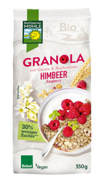 Produktfoto zu Granola Müsli "Himbeer" 350g