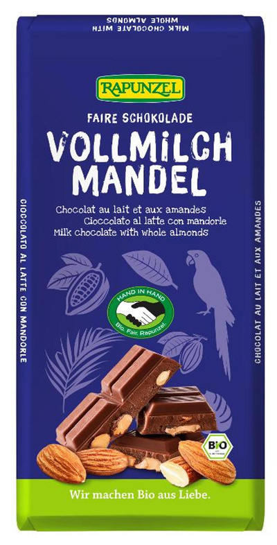 Produktfoto zu Vollmilch Mandel 200g