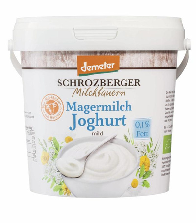Produktfoto zu Eimer Magermilchjoghurt 1kg