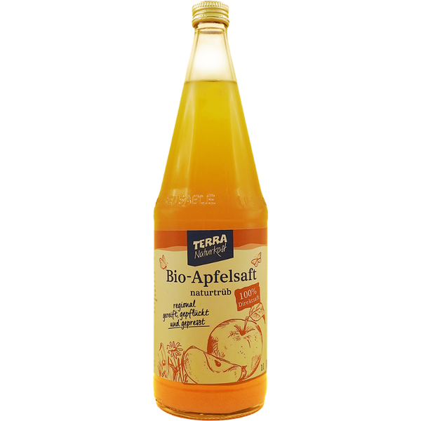 Produktfoto zu 1 LITER Apfelsaft naturtrüb