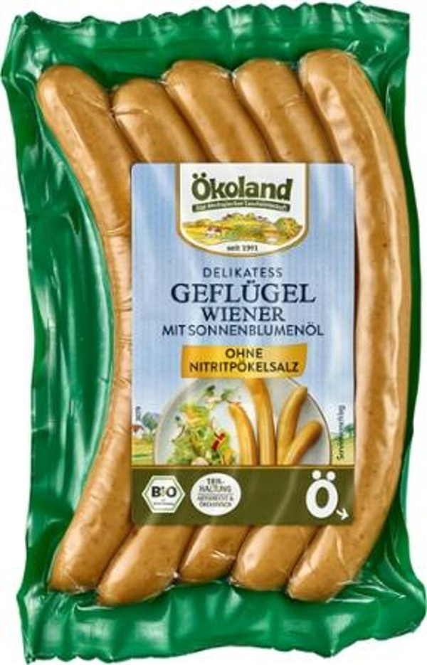 Produktfoto zu Geflügel Wiener (5 Stck)200g