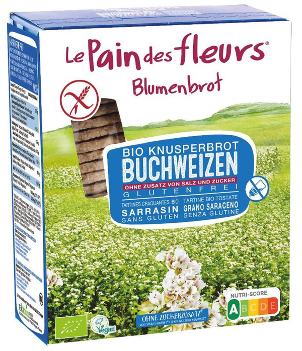 Produktfoto zu Blumenbrot Buchweizen 2x75g