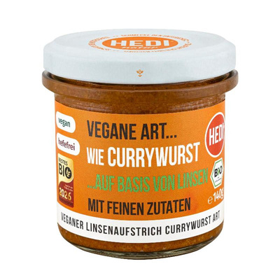 Produktfoto zu Veg. Art "wie Currywurst" 140g