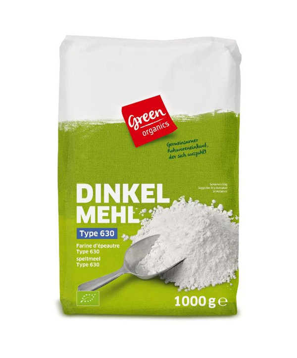 Produktfoto zu GREEN Dinkelmehl Type 630 1kg