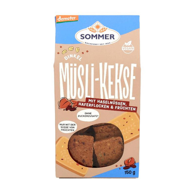 Produktfoto zu Dinkel Müsli Kekse 150g