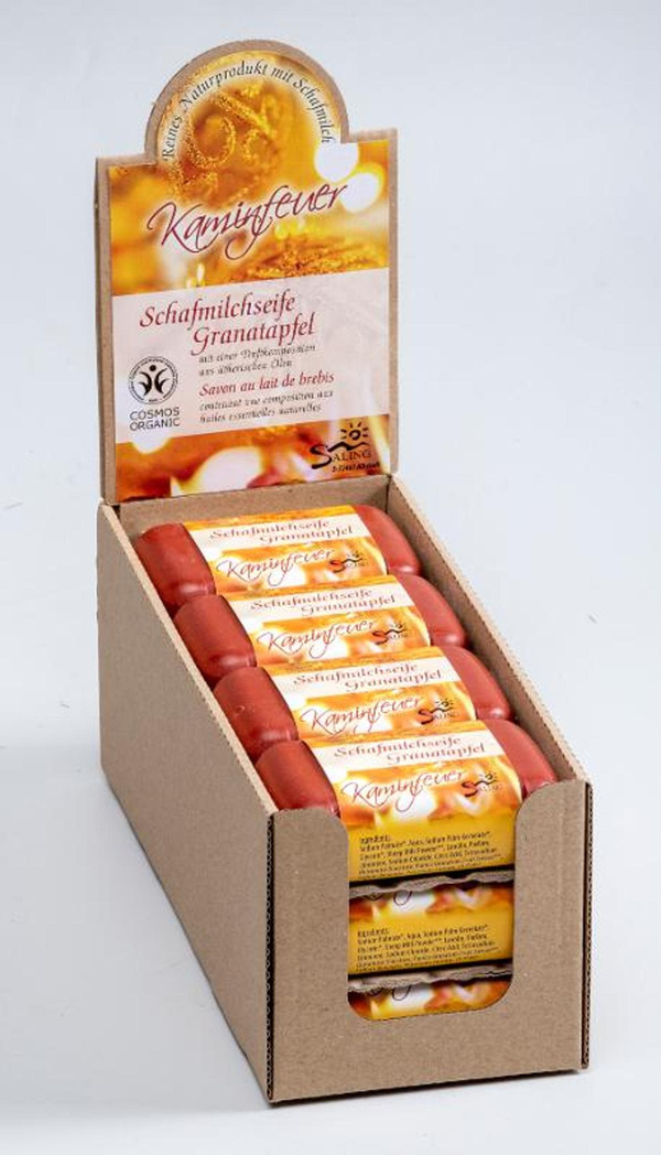 Produktfoto zu Schafmilchseife "Kaminfeuer"
