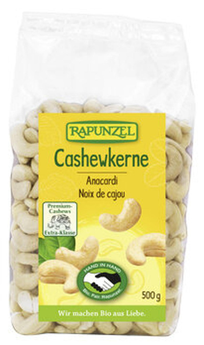 Produktfoto zu 500g Cashewkerne ganz