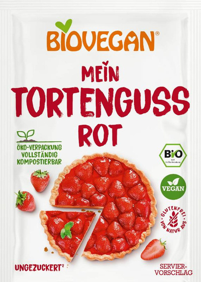 Produktfoto zu Tortenguss rot  2 x 7g