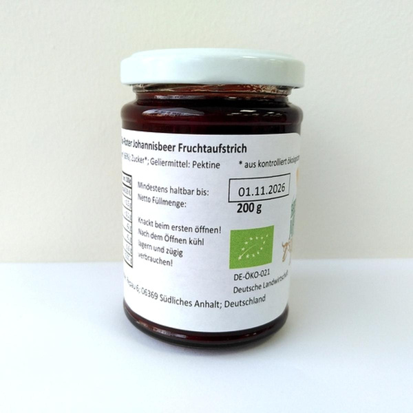 Produktfoto zu Rote Johanna 200g