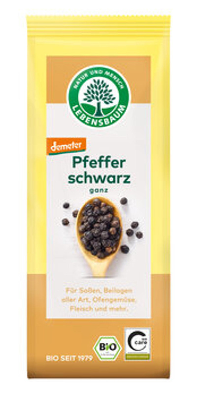 Produktfoto zu Pfeffer, schwarz, ganz 50g