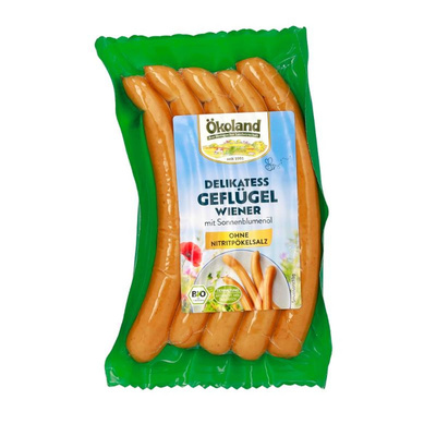 Produktfoto zu Geflügel Wiener (5 Stck)200g