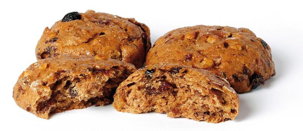 Produktfoto zu ML Dinkel-Früchtebrötchen