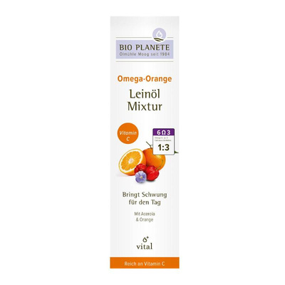 Produktfoto zu OmegaOrangeLeinöl Mixtur 100ml