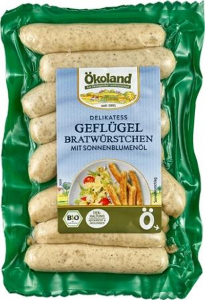 Produktfoto zu Geflügelbratwürstchen 9 Stück