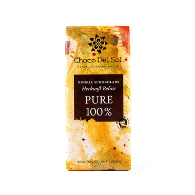 Produktfoto zu "Choco del Sol" Pure 100%  58g