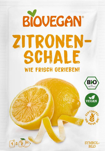 Produktfoto zu Zitronenschale gerieben 9g