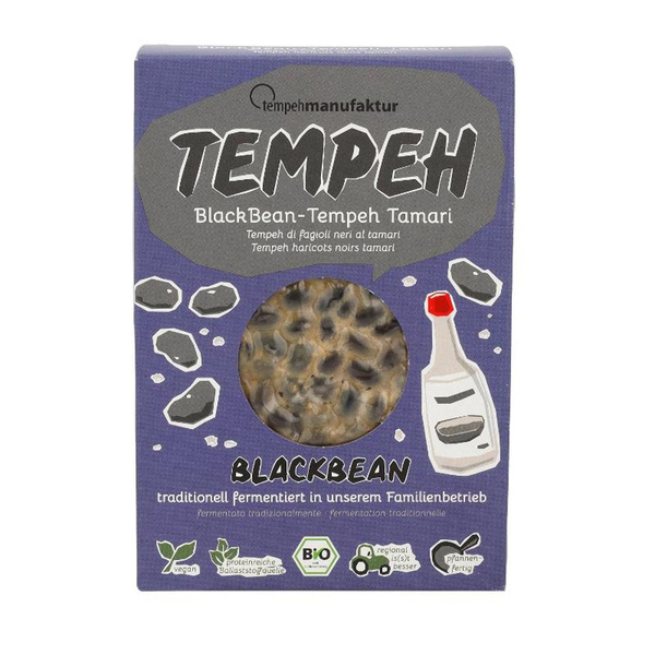 Produktfoto zu Black Bean Tempeh "Tamari"