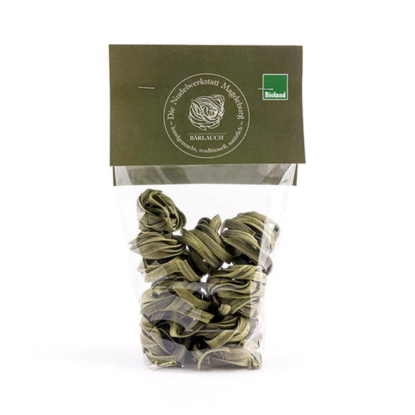 Produktfoto zu Bandnudeln Bärlauch 220g