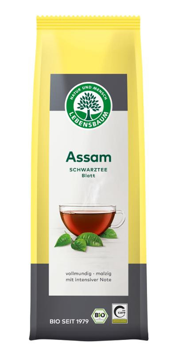 Produktfoto zu Schwarztee Assam Blatt, 100g