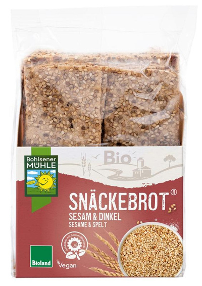 Produktfoto zu Snäckebrot "Sesam und Dinkel"