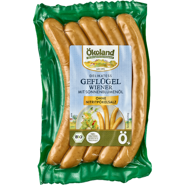 Produktfoto zu Geflügel Wiener (5 Stck)200g