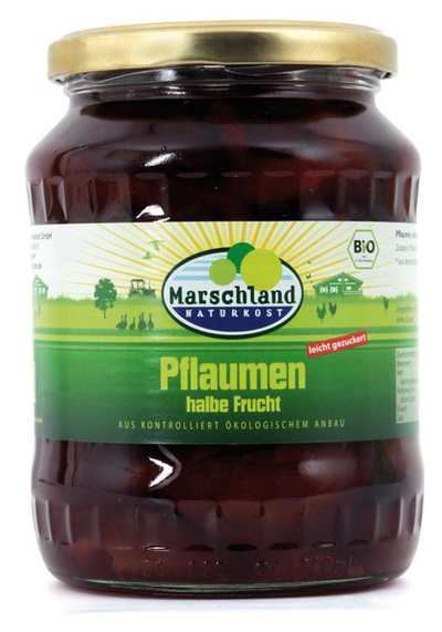 Produktfoto zu Pflaumen, halbe Frucht 720ml