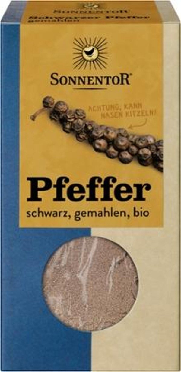 Produktfoto zu ST Pfeffer schwarz,gemahlen
