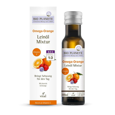 Produktfoto zu OmegaOrangeLeinöl Mixtur 100ml