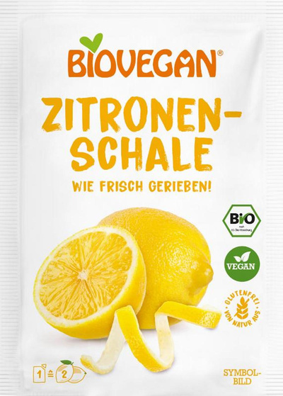 Produktfoto zu Zitronenschale gerieben 9g