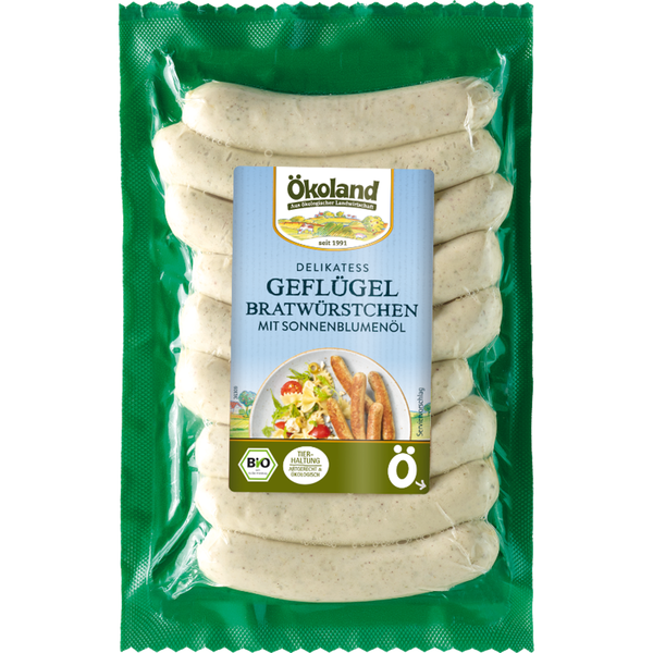 Produktfoto zu Geflügelbratwürstchen 9 Stück