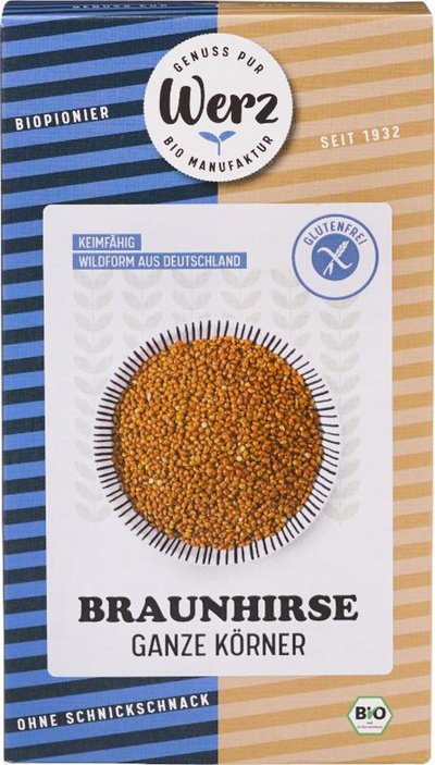 Produktfoto zu Braunhirse, ganz 500g