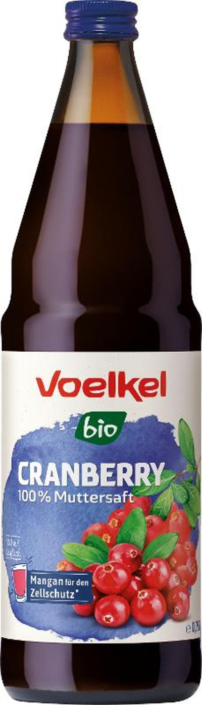 Produktfoto zu 0,75L Cranberry pur