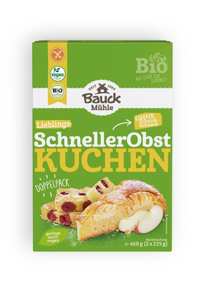 Produktfoto zu Obstkuchenteig, 2x200g