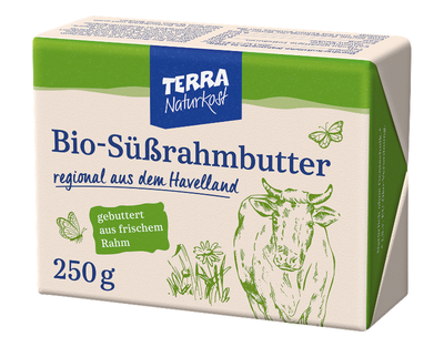 Produktfoto zu Butter Süßrahm, 250g