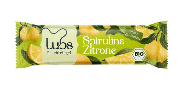 Produktfoto zu Spirulina Zitrone Fruchtriegel