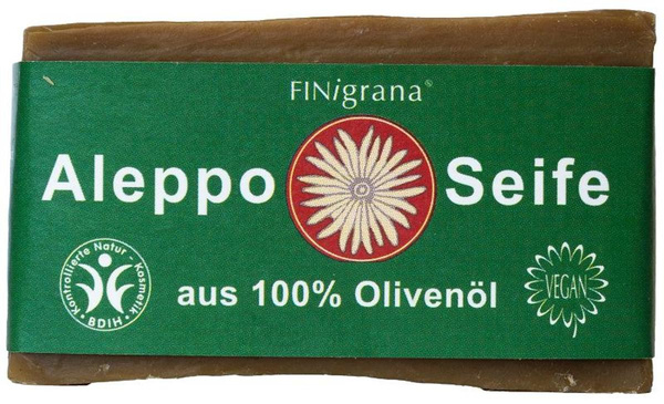 Produktfoto zu Aleppo Seife 100% Olive  200g