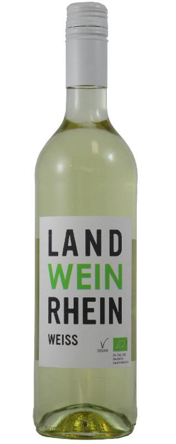 Produktfoto zu Landwein Rhein, weiß,75L