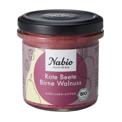 Produktfoto zu  Rote Beete-Aufstrich Birne Wa