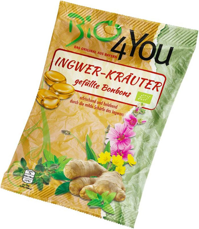 Produktfoto zu Ingwer-Kräuter Bonbons 75g