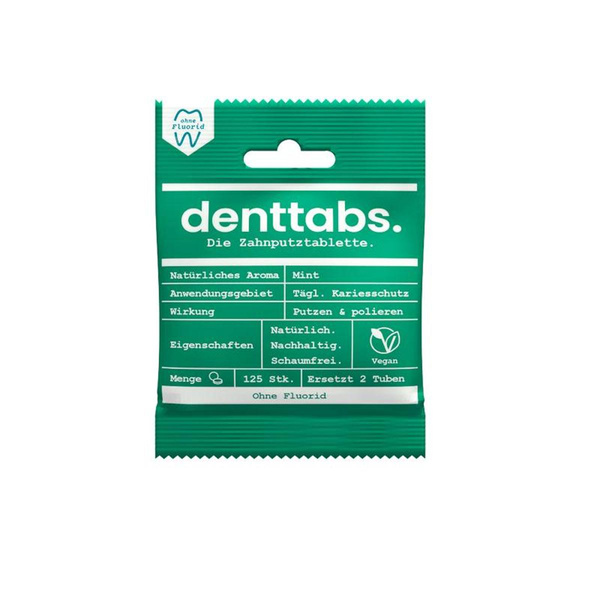 Produktfoto zu Denttabs Zahnputztabletten