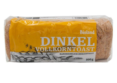 Produktfoto zu Dinkel Vollkorntoast 500g