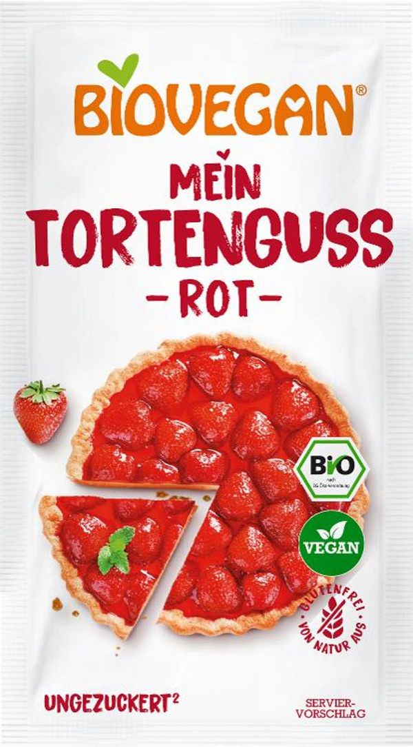Produktfoto zu Tortenguss rot  2 x 7g