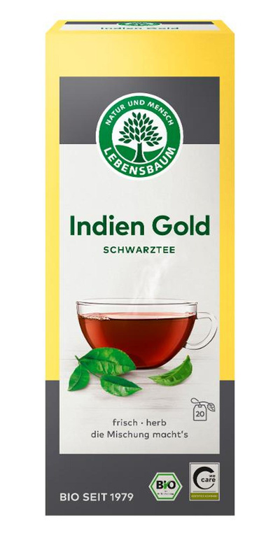 Produktfoto zu Schwarztee "Indien Gold" 20x2g