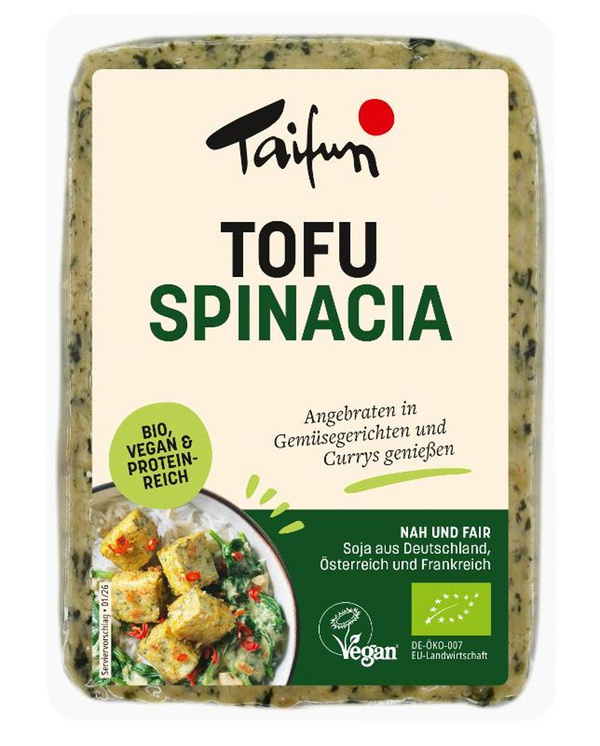 Produktfoto zu Tofu Spinat 200g