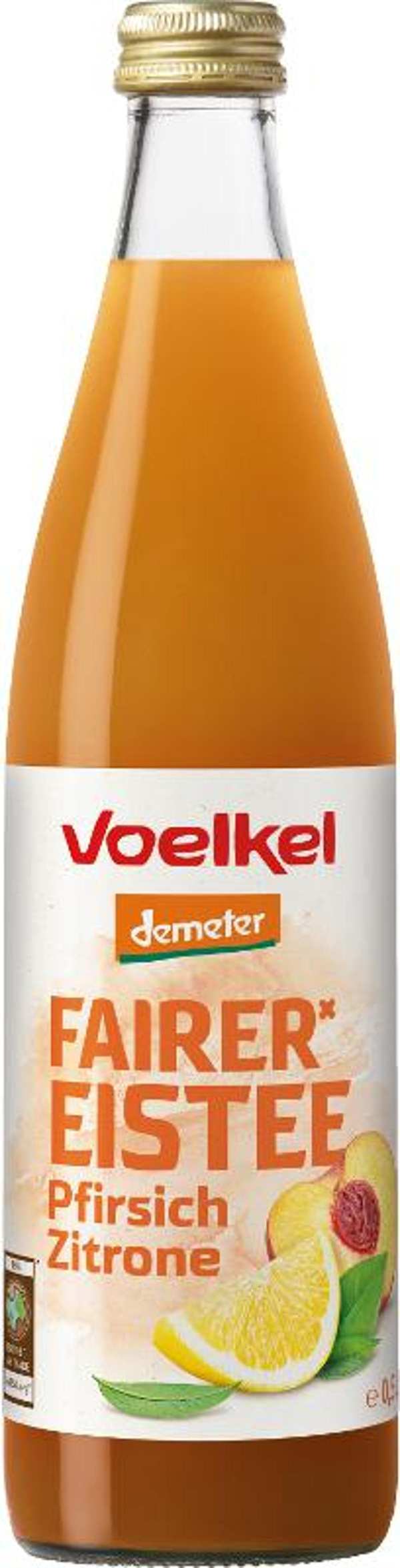 Produktfoto zu Eistee Pfirsich Zitrone 0,5L