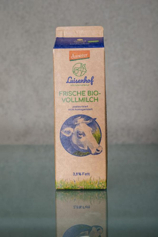 Produktfoto zu Luisenhof Frischmilch 3,8% 1L